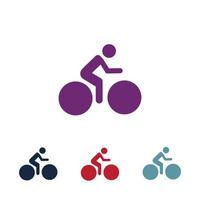 vetor de logotipo de bicicleta