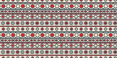 conjunto de padrões sem costura com desenhos tribais desenhados à mão. vetor