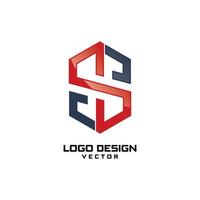 vetor de design de logotipo de marca de letra s
