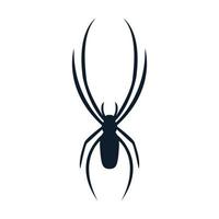 silhueta aranha forma moderna logotipo vetor ícone ilustração design arte