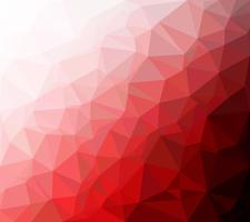 Fundo do mosaico poligonal vermelho, modelos de Design criativo vetor