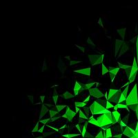 Fundo verde mosaico poligonal, modelos de Design criativo vetor