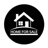 Casa para venda icon vetor