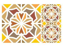 vetor de mosaico de azulejos de design de padrão sem costura grátis