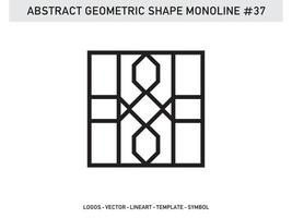 molduras geométricas formas poligonais abstratas bordas elegantes elementos símbolos vetor livre