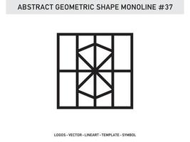 molduras geométricas formas poligonais abstratas bordas elegantes elementos símbolos vetor livre