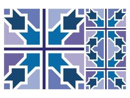 padrão sem costura desenho geométrico colorido azulejo grátis vetor