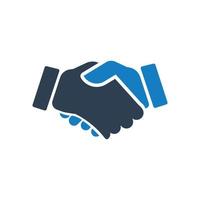 ícone de parceria de negócios, negócio, parceria vetor