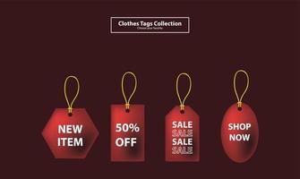 etiquetas de adesivos de venda moderna coleção colorida conjunto de distintivo plano vetor banner rótulo de clipart de compras