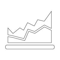 Ilustração em vetor simples diagrama gráfico ícone