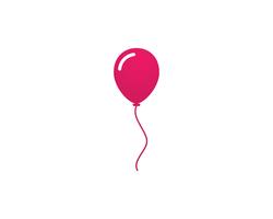 Balões festivos de vetor voador brilhante com balões brilhantes para férias