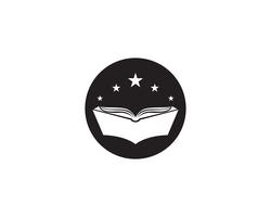 Livro de leitura logotipo e símbolos modelo de ícones app vetor