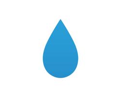 Gota de água Logo Template vector