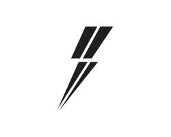 Flash thunderbolt modelo vector icon ilustração vector