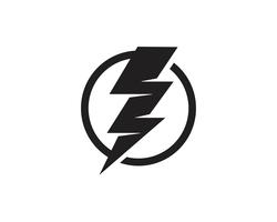 Flash thunderbolt modelo vector icon ilustração vector