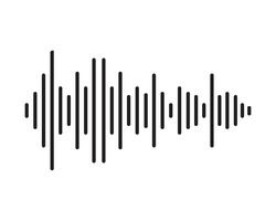 Ilustração do vetor de ondas sonoras