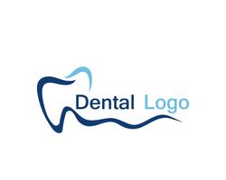 Logotipo e símbolo de atendimento odontológico vetor