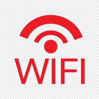 Ilustração em vetor ícone Wi-Fi