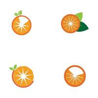 design de logotipo laranja vector ícone ilustração design