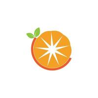 design de logotipo laranja vector ícone ilustração design