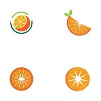 design de logotipo laranja vector ícone ilustração design