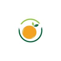 design de logotipo laranja vector ícone ilustração design