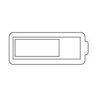 Ícone de bateria ilustração vetorial vetor