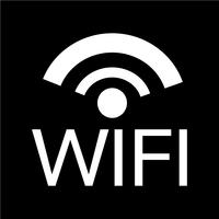 Ilustração em vetor ícone Wi-Fi
