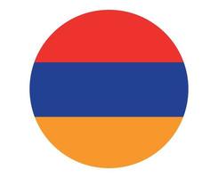 armênia bandeira nacional europa emblema ícone ilustração vetorial elemento de design abstrato vetor