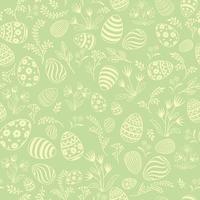 padrão sem emenda floral de ovo de páscoa. fundo de férias de primavera para impressão em tecido, papel para scrapbooking, embrulho e papéis de parede. vetor