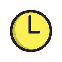 tempo - conjunto básico de ícones da interface do usuário vetor