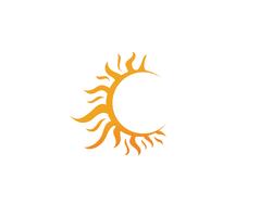 modelos de vetor de logotipo do sol