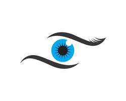 Modelo de design de logotipo de vetor de cuidado do olho