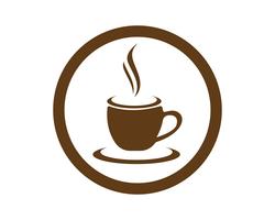 Copo de café Logo Template vector ícone do design