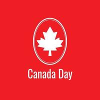 logotipo do Canadá vermelho vetor
