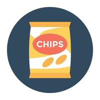 conceitos de pacote de chips vetor