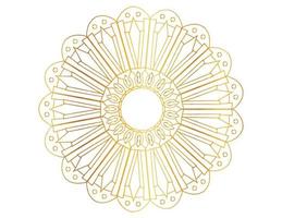 arte mandala com gradiente dourado, design, plano de fundo, vetor