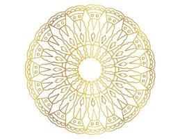 arte mandala com gradiente dourado, design, plano de fundo, vetor