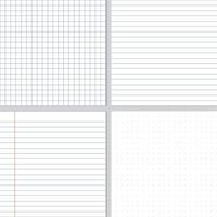 linhas de gráfico azul de papel amassado branco e ilustração de vetores eps10 padrão sem costura de pontos