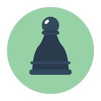 conceitos de peão de xadrez vetor