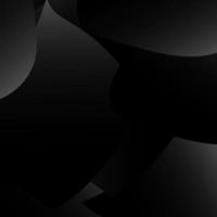 fundo abstrato preto simples. ilustração geométrica escura vetor