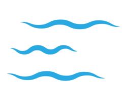Fundo abstrato onda de design de água