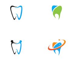 Logo dental modelo ilustração vetorial vetor