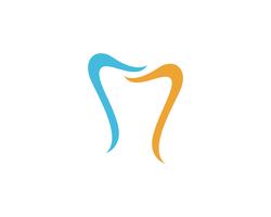 Logo dental modelo ilustração vetorial vetor