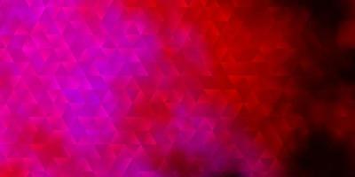 padrão de vetor roxo, rosa escuro com estilo poligonal.