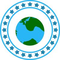 Ícone de globo de vetor
