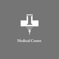design de logotipo de saúde para hospitais, clínicas, lojas de saúde, organizações, formulário medkit eps 10 vetor