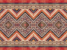 padrão de ornamento indiano nativo americano textura têxtil étnica geométrica tribal padrão asteca navajo tecido mexicano sem costura decoração vetorial moda vetor