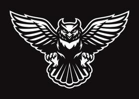 logotipo de vetor de coruja