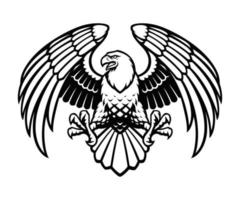 mascote do vetor da águia